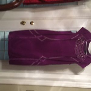 Purple 18w polyester dress. Never worn by Ashton